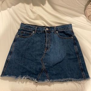 Denim mini skirt size 10